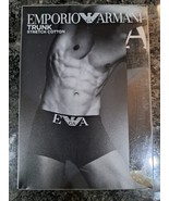 Emporio Armani Men&#39;s Essentials Underwear  Stretch Cotton Trunk 110852 M... - £15.49 GBP