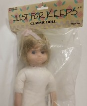 Sad Girl Doll Body Blonde Hair 14&quot; Caucasian NOS Blue Eyes Just For Keeps  - $24.99