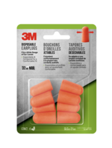 3M Disposable Foam Lawn and Garden Earplugs, Pack of 4 Sets, Orange - £3.17 GBP