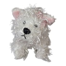 Ganz Lil Kinz White Terrier Puppy Dog Plush Stuffed Animal Bow HS106 5&quot; NO CODE - £6.70 GBP