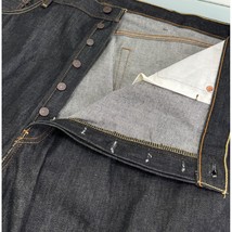 Levi&#39;s 501 XX Jeans 46X34 Button Fly Shrink To Fit Black Rigid Straight Leg - £26.01 GBP