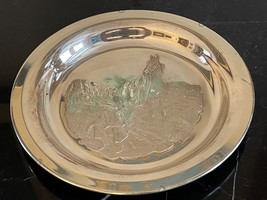 Franklin Mint Sterling Silver Limited Edition Richard Baldwin 1972 Plate 420 G - £254.97 GBP