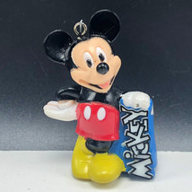 Walt Disney Christmas ornament vintage holiday figurine Mickey Mouse miniature - £10.35 GBP