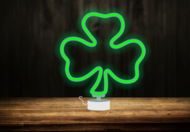 Shamrock Leaf - Tabletop LED Neon Sign - £47.45 GBP