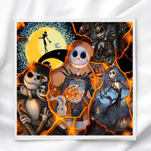 Jack and Sally Fabric Panel for Quilting Sewing Crafting Quilt Block Square JS01 - £3.53 GBP+
