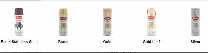 Krylon Metallic Spray Paint 11 Oz Various Colors New - $14.99
