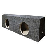 Qpower 2-hole 10&quot; Sealed Behind Seat Truck Heavy Duty 1&quot; MDF - $190.76 CAD