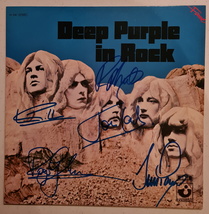 Deep Purple Autographed &#39;In Rock&#39; Album COA #DP66482 - £1,115.10 GBP