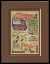 1980 Leaf Whoppers / Dracula Framed 11x14 ORIGINAL Vintage Advertisement - £31.13 GBP