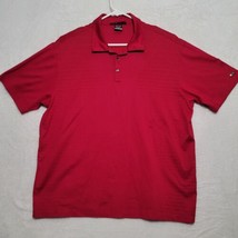 Nike Men&#39;s Golf Shirt Sz XL Red Tiger Woods Collection Casual Short Sleeve Polo - $25.87