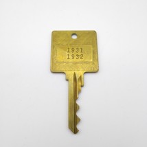 Vintage Brass Key to Suite in Tour de la Bourse Montreal Canada 1931 1932 - $18.39