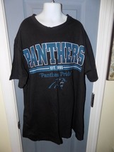 Nfl Team Apparel Carolina Panthers Black T-SHIRT Size M Men&#39;s Euc - £14.58 GBP