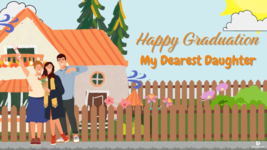 Ecard for Graduation Day - Title: Happy Graduation, My Dearest Daughter - $37.82 MXN