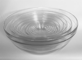 11-Pc Duralex France Clear Heavy Stacking Mixing Bowls 2-1/4&quot; to 12&quot; New... - £50.35 GBP