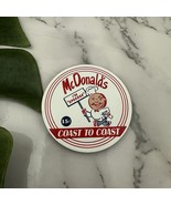 McDonalds Vintage Metal Fridge Magnet Round Speedee Coast to Coast - $296.93 MXN