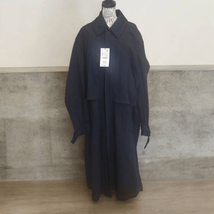 Zara Mens Dark Navy Blue Trench Coat in Size XL MSRP $169 - $1,591.33 MXN