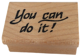 Touche Rubber Stamp You Can Do It Teacher Grading Papers Words Inspire Students - $3.99