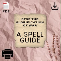 Stop The Glorification Of War - How To Guide - Diy - Téléchargement - Pdf 1 One - £9.60 GBP
