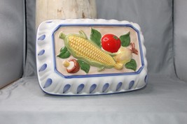 Daeware Pâté Jello Hanging Ceramic Mold Corn Vegetable Kitchen Décor 3D Vintage - £14.36 GBP