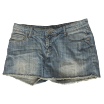 C&amp;V Chelsea &amp; Violet Daisy Booty Denim Jean Shorts Size 27 Blue Pockets - $25.74