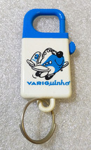 Vintage Plastic Keychain ✱ Varig Airlines &amp; Variguinho ✱ Mascot Porte-Clés 90`th - £11.81 GBP