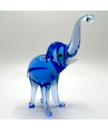 New!! Murano Glass Handcrafted Unique Size 2 Lovely Elephant Figurine, G... - $54.33 CAD