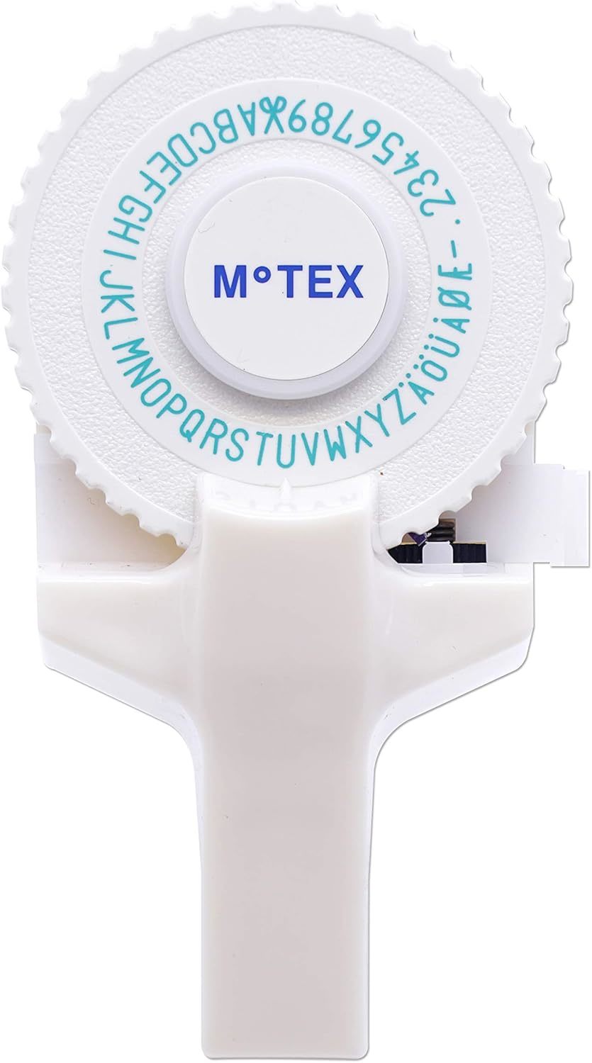 Motex Embossing Label Maker, Labeling Tool, Old School Label, 1 Wheel, W... - $33.99