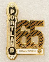 Vintage Jewelry Pin Downtown Portland Oregon 65th Anniversary Lions Club... - $14.84