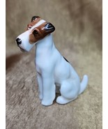 Vintage Royal Doulton Fox Terrier Seated K8 2.5&quot; H White Black Brown 193... - £96.96 GBP