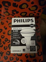 Philips WarmGlow 9.5W BR30 LED 2700K Warm White Dimmable Bulb 65 watt eq... - $9.90