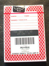 (1) Hard Rock Casino-Albuquerque,New Mexico-NEW Old Stock- Deck Of CARDS-Red Box - £7.05 GBP