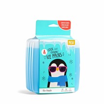 Slim Ice Pack of 4 Reusable Long-Lasting Outdoor Accessories Summer Cool... - $16.95