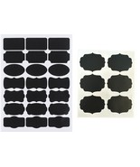 Chalkboard Labels 3.5&quot;×2&quot; Pack of 96 Stickers - Different Shapes - $12.86
