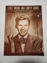 Full Moon And Empty Arms 1946 Sheet Music Frank Sinatra - $5.51