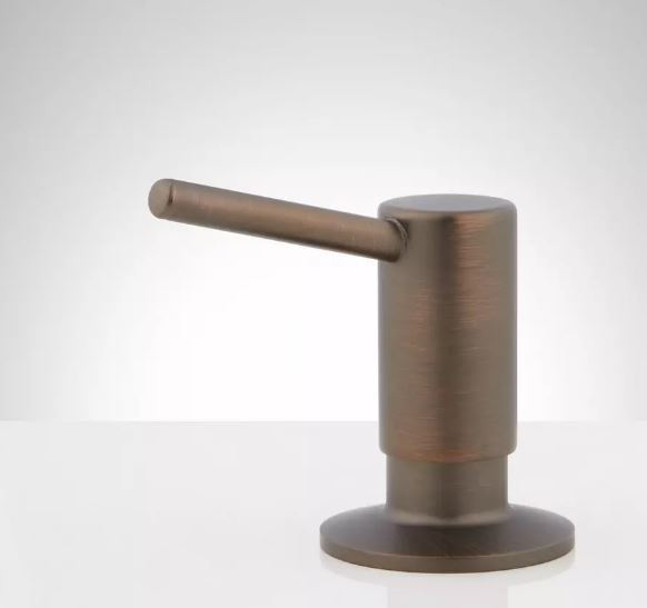 Primary image for New Oil Rubbed Bronze Low-Profile Soap or Lotion Dispenser by Signature Hardware
