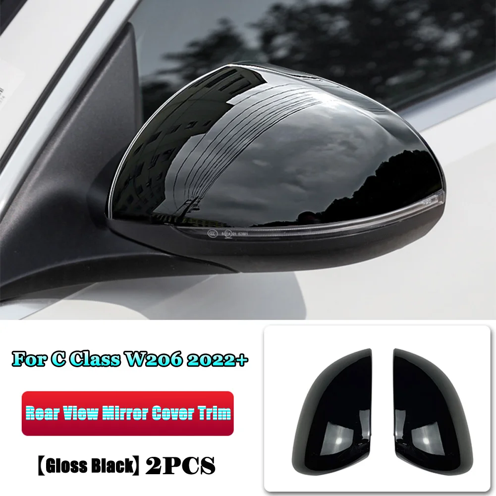 For  Benz C Cl W206 C200 C220 C260 C300 2022 ABS Chrome Car Accessories Rearview - £124.30 GBP
