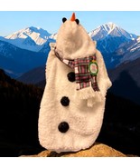 Merry &amp; Bright Holiday Christmas SnowMan Dog Pet Costume Sweater Size Sm... - $14.84
