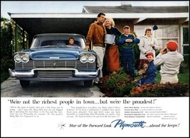 1958 Plymouth Automobile PRINT AD BX3 - $4.74