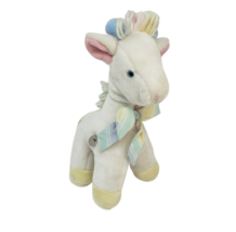 Vintage Eden Musical Wind Up Giraffe Pastel Rainbow Stuffed Animal Plush Toy - £73.80 GBP