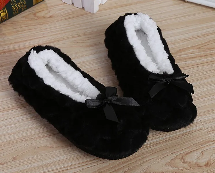 Ew cute 2022 indoor home slippers warm soft plush slippers non slip indoor fur slippers thumb200