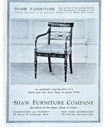SHAW FURNITURE COMPANY - 1931 Vintage Print Ad - Showrooms - Factory - C... - $9.87