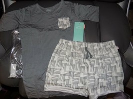 Posh Peanut Rivers Grey 2 PC V-Neck Patch Pocket Shorts Set Size 6 Boy&#39;s... - $120.45