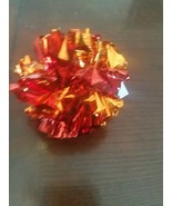 Orange and red krinkle dog or cat toy - $297.02 MXN