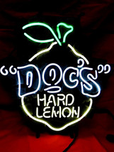 Doc&#39;s Hard Lemon Beer Neon Sign 16&quot;x13&quot; - £111.08 GBP