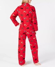 Charter Club Wmen&#39;s 1-Piece Pajama Top, Red Animal Scottie, Small &quot;Top Only&quot; - £11.89 GBP