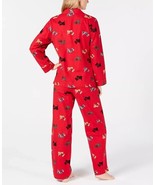 CHARTER CLUB Women&#39;s 1-Piece Cotton Flannel Pajama Top, Red Animal Scott... - $16.28 CAD