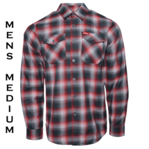 DIXXON FLANNEL - EQUALIZER Flannel Shirt - Men&#39;s Medium - £58.37 GBP
