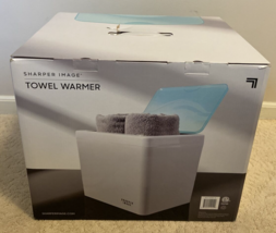 Sharper Image Towel Warmer for Towels Blankets Pajamas NIB - $89.99