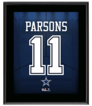 MIcah Parsons Cowboys 10.5&quot; x 13&quot; Jersey Style Number &quot;11&quot; Sublimated Pl... - $26.96