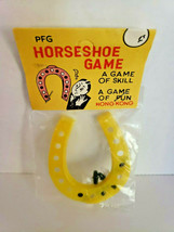 Vintage Peg Horseshoe Game Dime Store Toy vintage 1960&#39;s Hong Kong NOS - £8.64 GBP